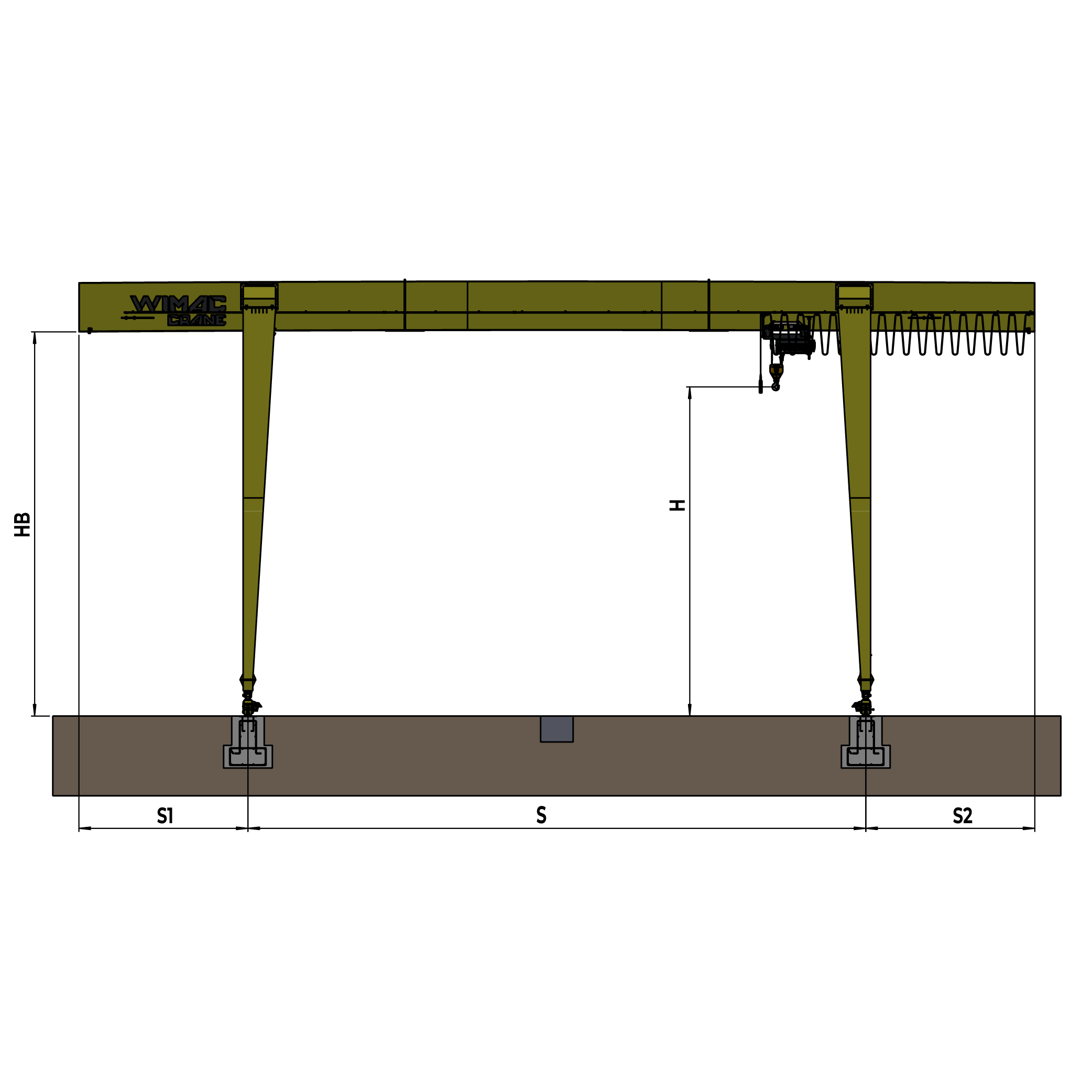 Gantry Crane Diagram